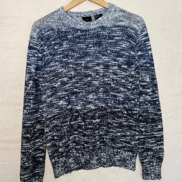 Armani Exchange Ombré Marl Wool Blend Sweater - Picture 2 of 9